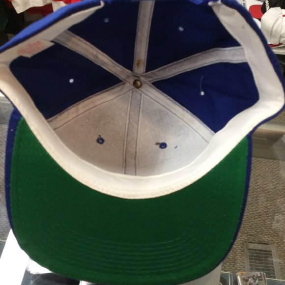 NWT Vintage Milwaukee Brewers New Era Banner Blue Snapback Hat Cap New With Tags - Picture 2 of 6